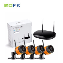 Wireless WiFi security NVR Kit for home security